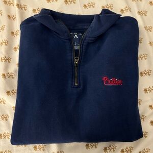 Phillies Half Zip Crewneck